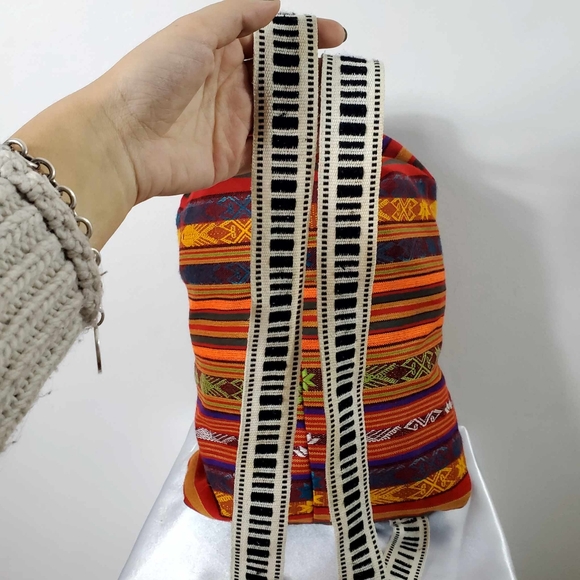 Aruba Fabric Multicolor Backpack - Picture 5 of 10